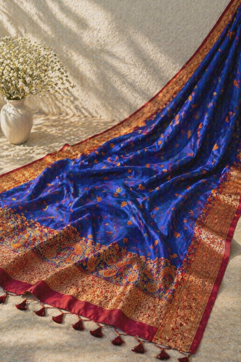 SUNDARTAA Banarasi Silk Saree for Women | Luxury Wedding & Party Wear