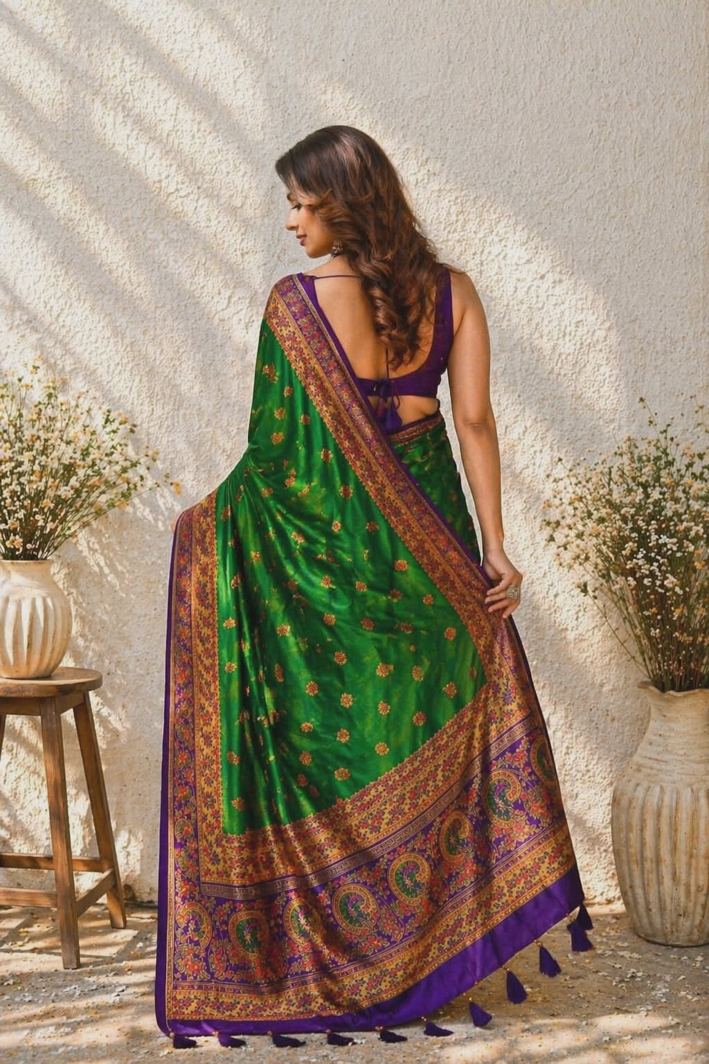 SUNDARTAA Banarasi Silk Saree for Women | Luxury Wedding & Party Wear